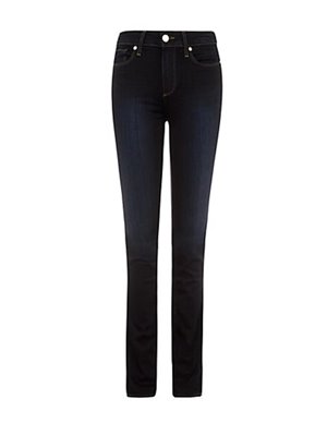 Paige Jeans hoxton ultra skinny jeans - mona dark blue back