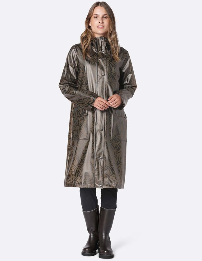 Ilse Jacobsen raincoat - walnut