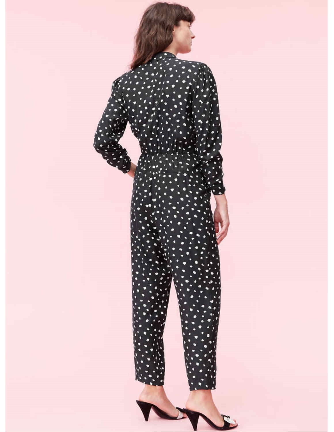 rebecca taylor plaid silk jumpsuit