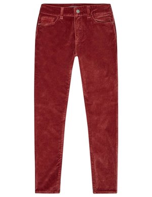 DL1961 margaux velvet jeans - fervid pink side