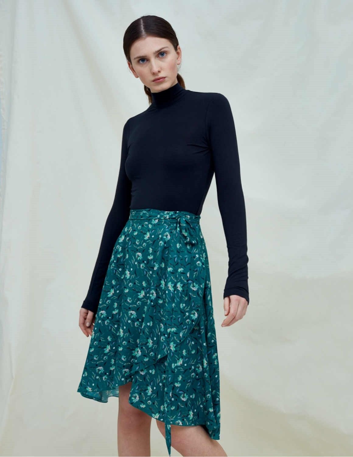 FWSS ulla skirt - tabbo garden green