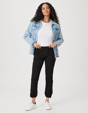 Paige Mayslie Joggers in Black