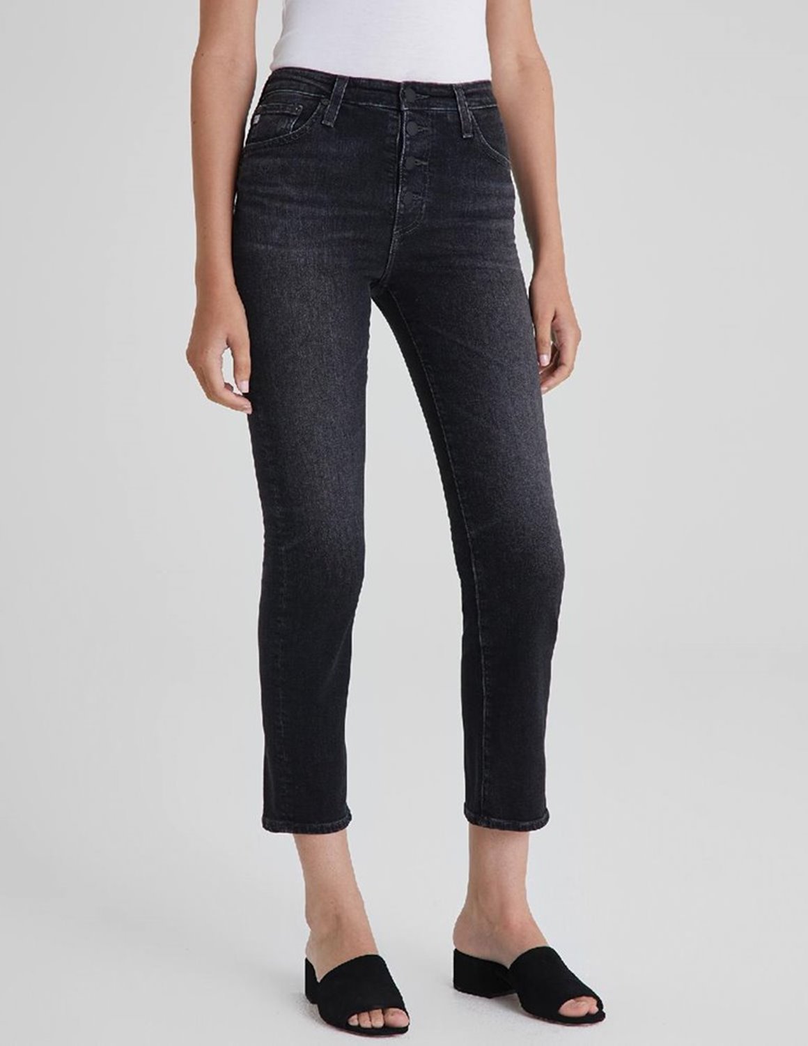 button up with jeans