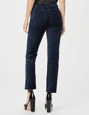 Paige Jeans cindy twisted seam/split jeans - navy side