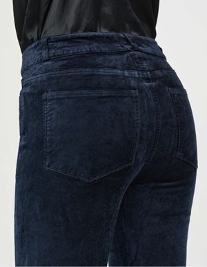 Paige Jeans cindy twisted seam/split jeans - navy detail