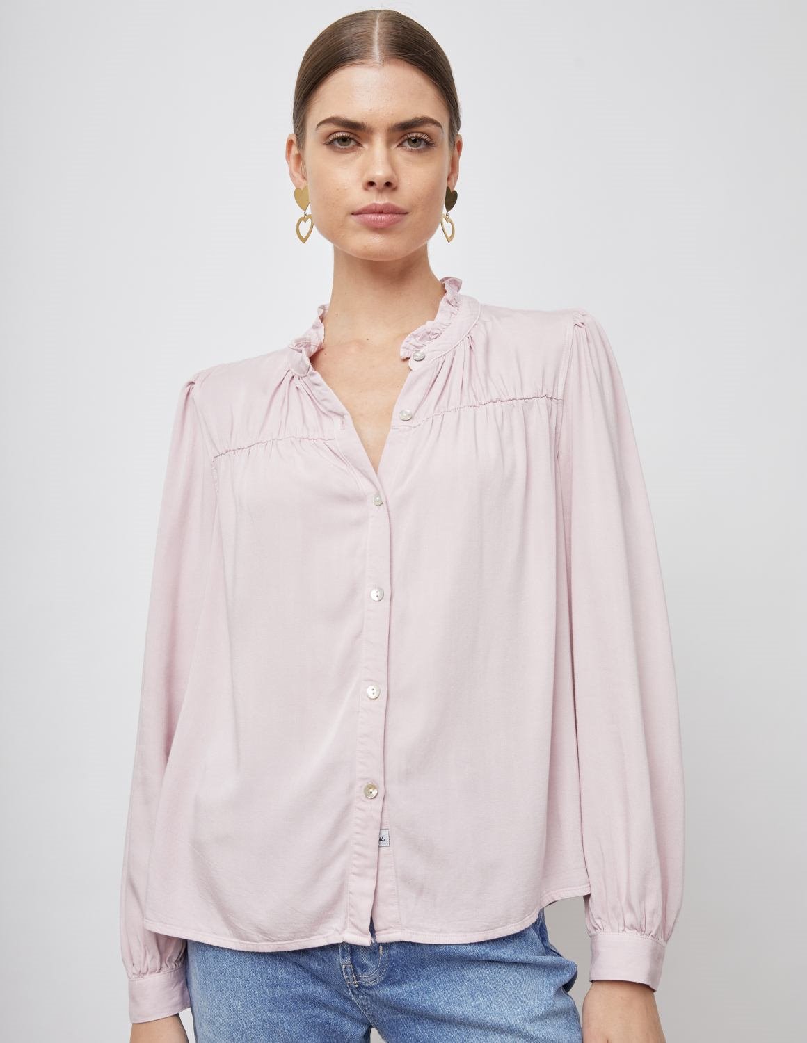 Rails Clothing Camille shirt - dusty rose