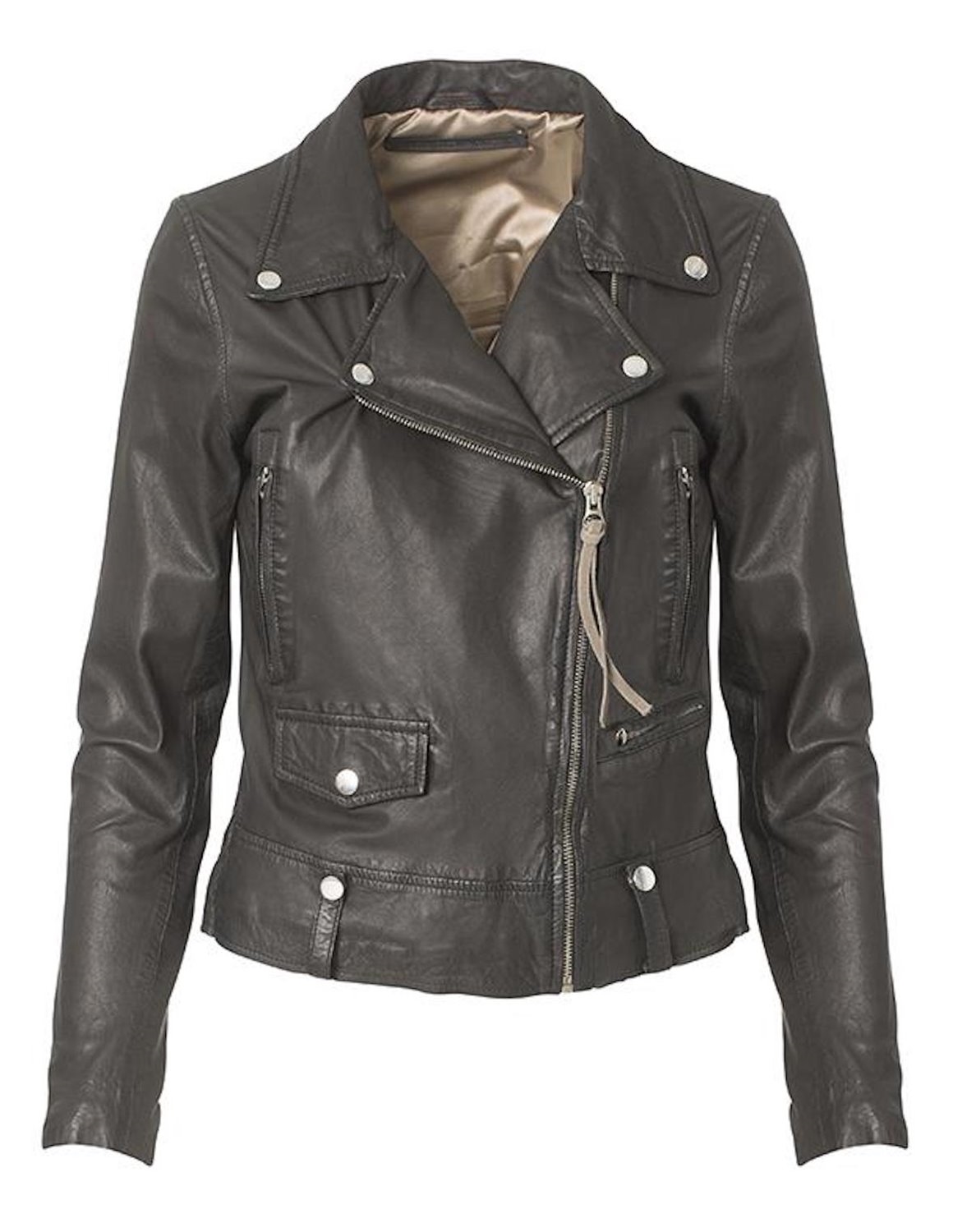 MDK Seattle Thin Leather Jacket | Black | Feather & Stitch
