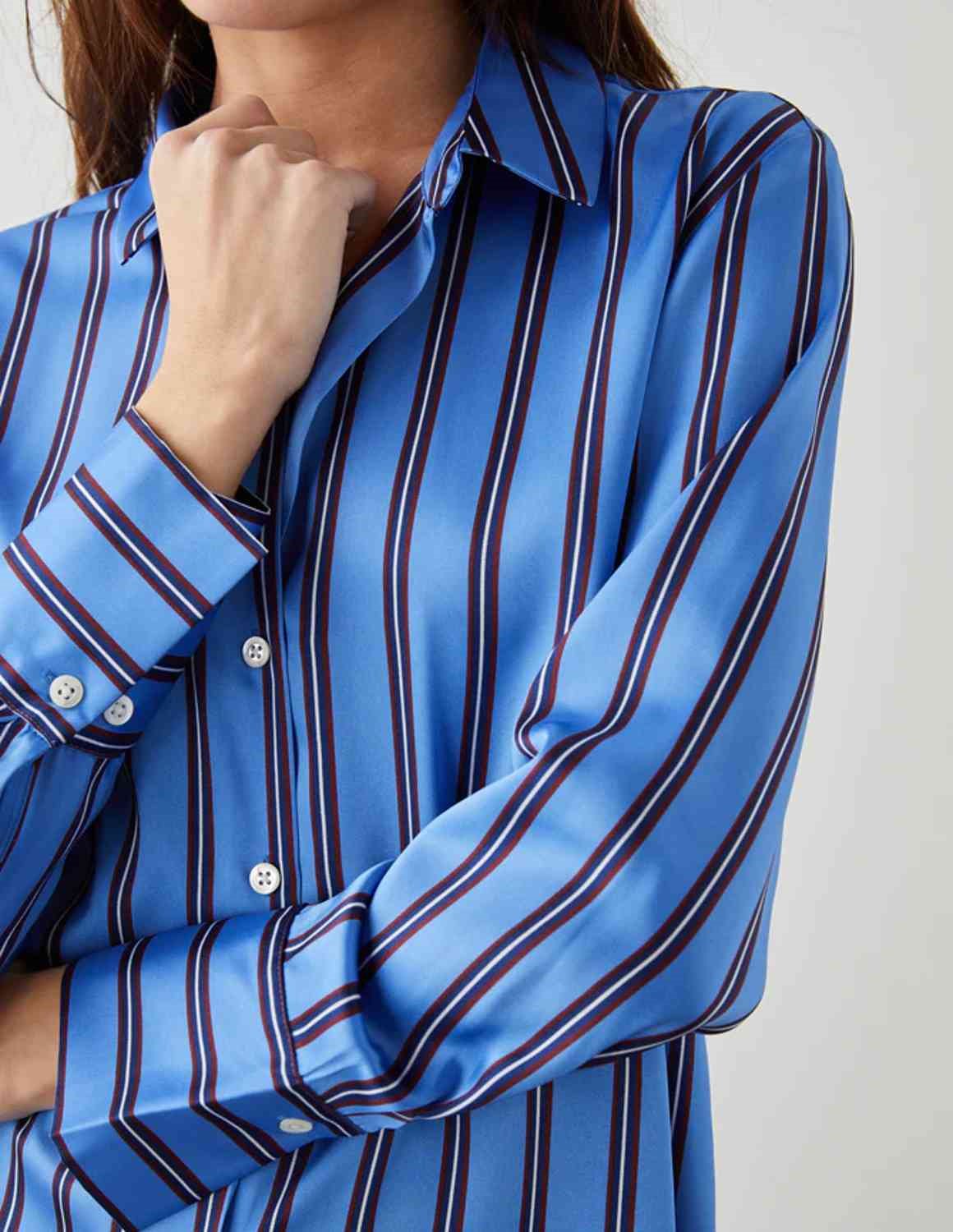 Rails Clothing Ledger shirt - blue stripe