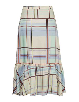 Gestuz ambina skirt - multi check side