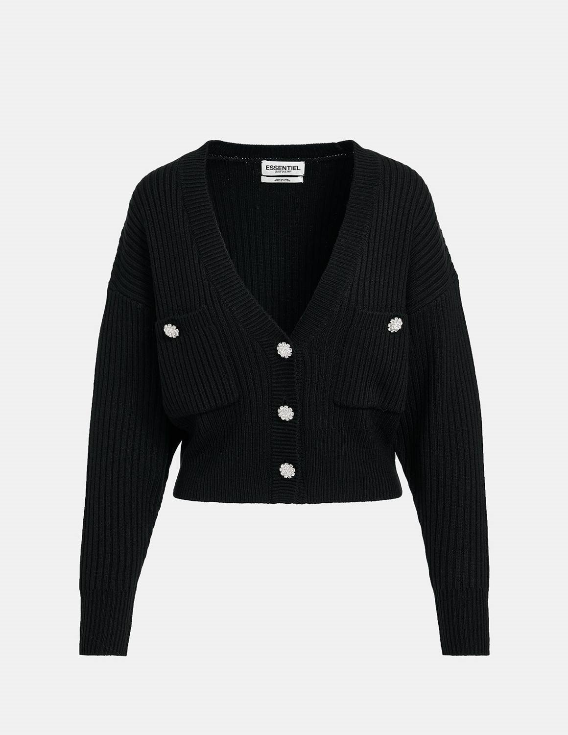 Essentiel Antwerp Essai cardigan - black