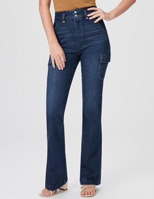 Paige Jeans dion cargo pocket jeans - gracie lou back