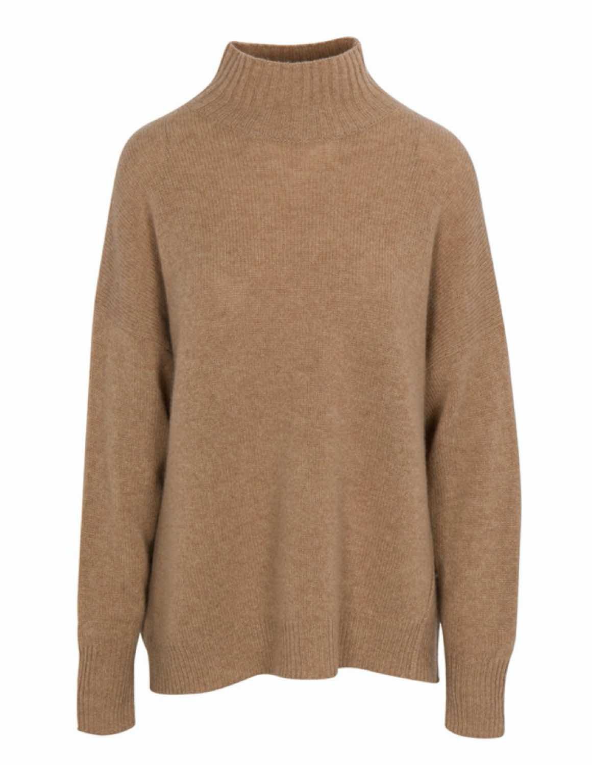 360 Cashmere Camden Jumper - Vicuna Brown