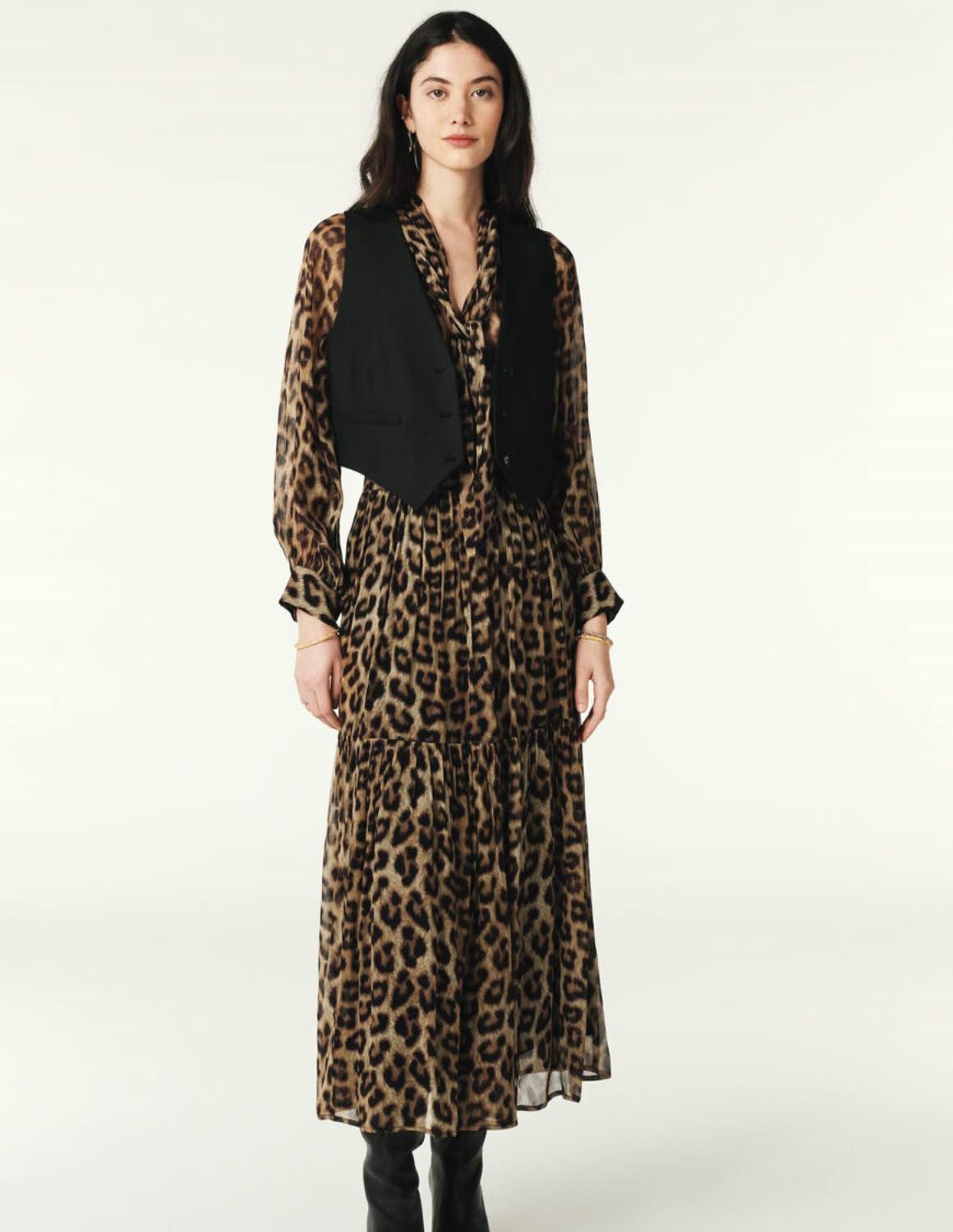 Ba&sh sales leopard dress