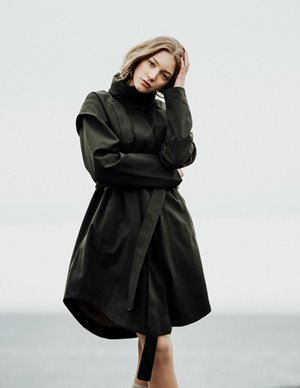 Monsun Coat Green
