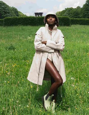 BRGN monsun coat - sand