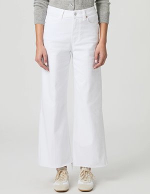 Paige Jeans anessa jeans - raw hem white back