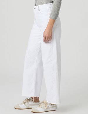 Paige Jeans anessa jeans - raw hem white side