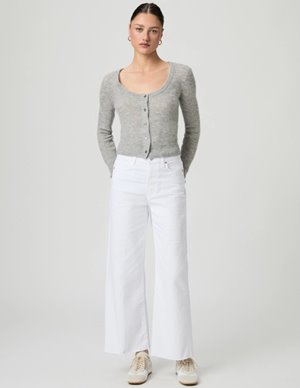 Paige Jeans anessa jeans - raw hem white