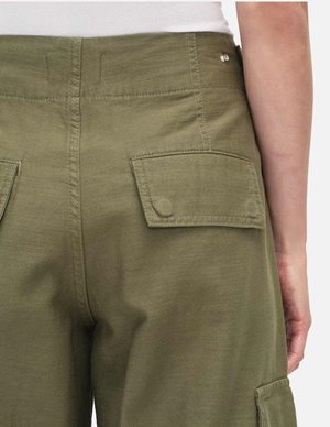 Frame wide leg cargo trousers detail