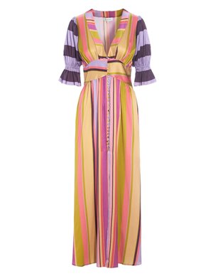 Dea Kudibal aislinn silk dress - combined back