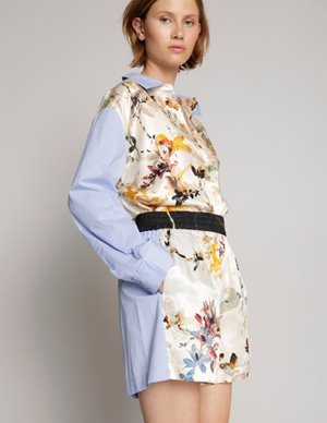 Munthe merci shorts - blue side