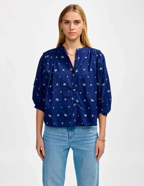 BELLEROSE CHELSY EMBROIDERED BLOUSE