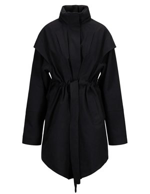 BRGN monsun coat - black back