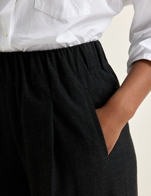 Bellerose vespa trouser - anthracite detail