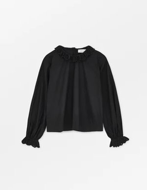SKALL Studio cornflower blouse - black back