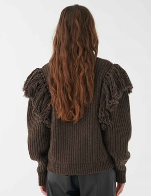 Dea Kudibal menadea jumper - coffee detail