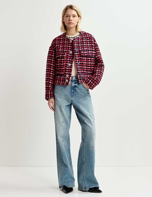 Essentiel Antwerp green jacket - navy detail