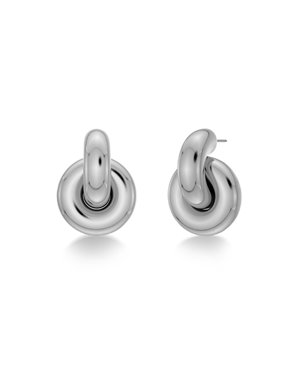 Edblad redondo stud l earrings - steel