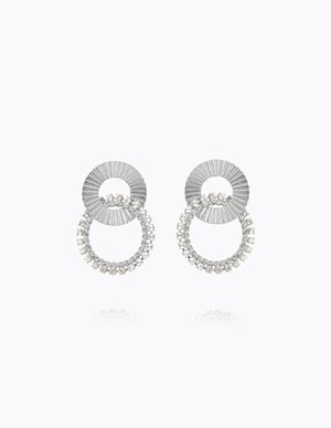 Caroline Svedbom gianna earrings - rhodium