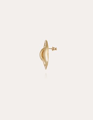 Gas Bijoux cophea stud earrings - gold side