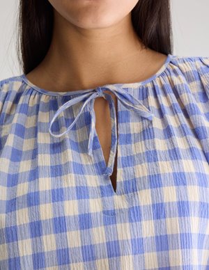 Bellerose halison blouse - check b detail