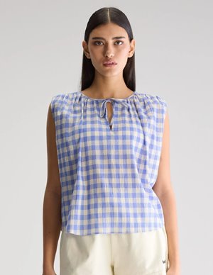 Bellerose halison blouse - check b