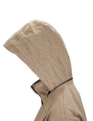 BRGN monsun coat - taupe detail