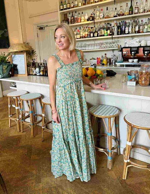 byTiMo party strap dress - anemone