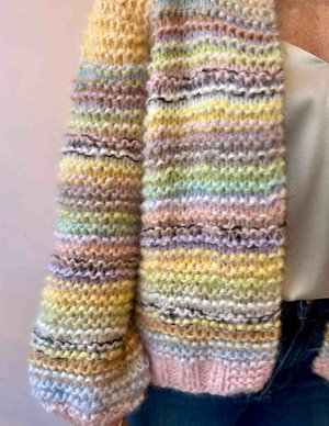 Dawn X Dare gabi multi cardigan - pastel model