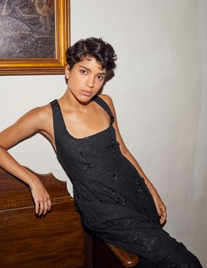 Munthe fronia dress - black model