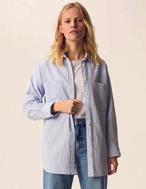 Des Petits Hauts vilmette shirt - blue back