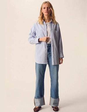 Des Petits Hauts vilmette shirt - blue detail