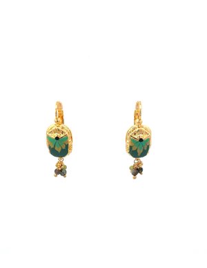 Gas Bijoux scaramouche earrings - green