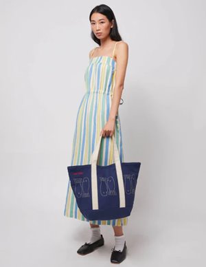 Bobo Choses stripes dress - multicolour model