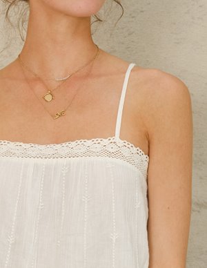 M.A.B.E APPAREL dacy cami - ecru detail