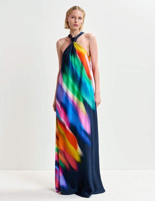 Essentiel Antwerp halinki maxi dress - dark navy
