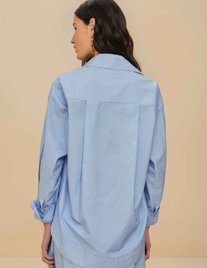 Farm Rio banana shirt - blue back