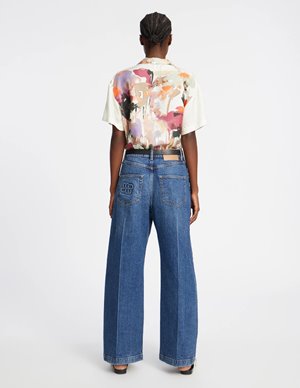 Munthe paine silk shirt - sand side