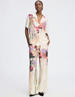 Munthe arum silk trouser - sand