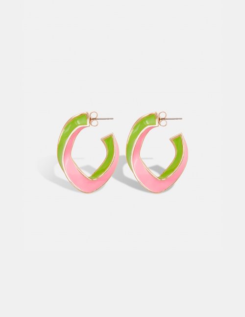 Essentiel Antwerp hicolor earrings - pink